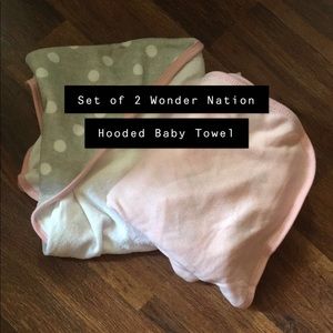 Set of 2 Hooded Baby Towels